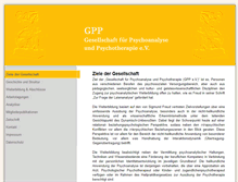 Tablet Screenshot of gpp-info.de